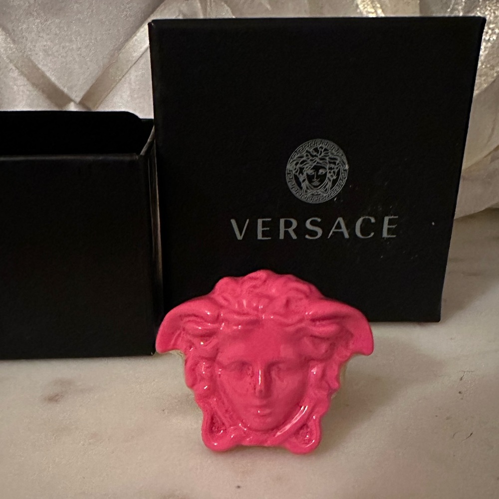 Versace enamel ring NEW (Authentic)